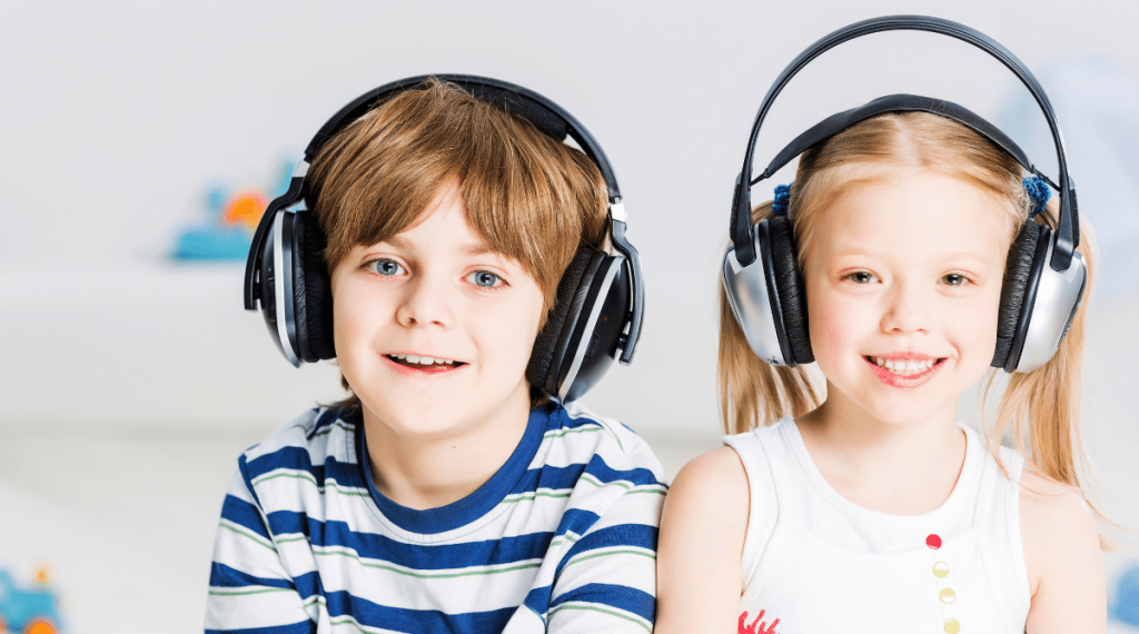 Barn hörlurar