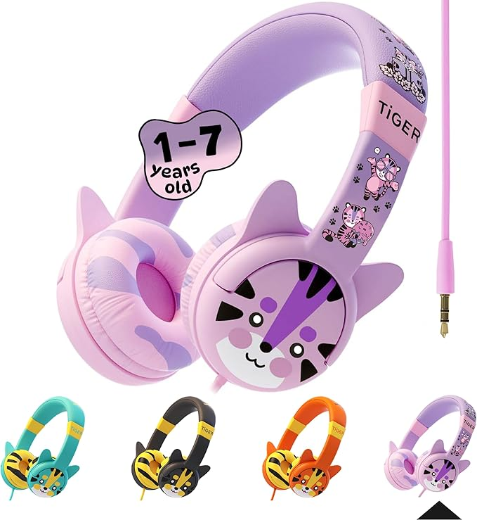 Kidrox Toddler Headphones trådbundna barnhörlurar